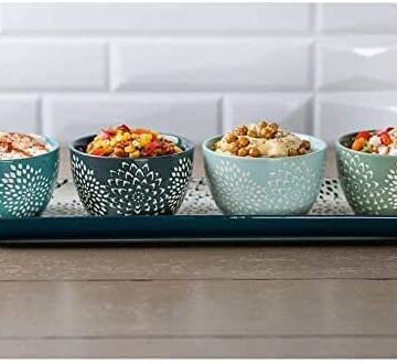 Baum Ceramic 5-piece Appetizer Serving Bowls Set