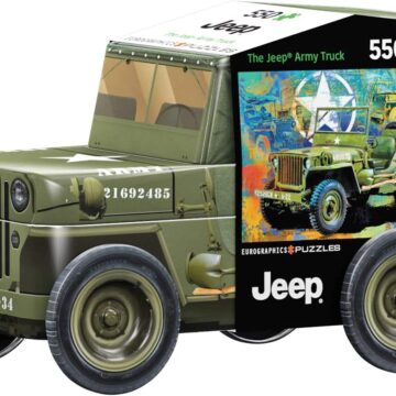 The Jeep Army Truck Tin, 550 pieces Jigsaw Puzzle